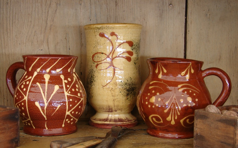 Lead-free redware by Pied Potter Hamelin