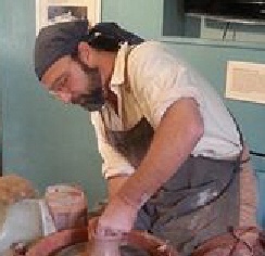Rick Hamelin Pottery Demonstration at the Deerfield Historical Museum